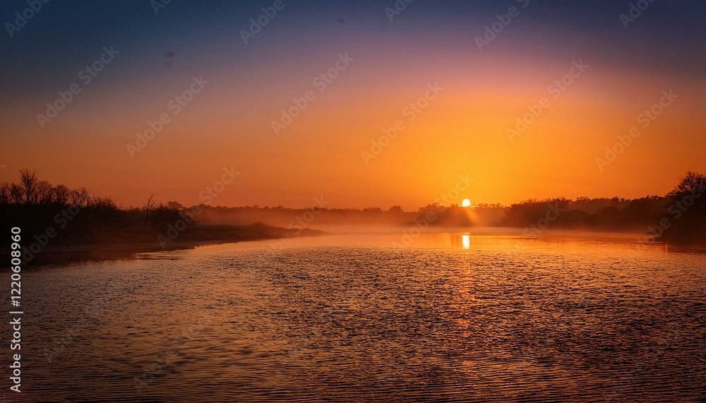 Peaceful Riverbank Landscape Background Peaceful Riverbank Landscape Background