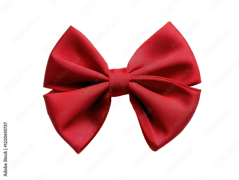 Isolated Red Bow Tie