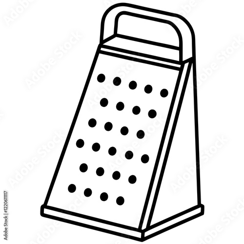 Clean Grater Outline Design