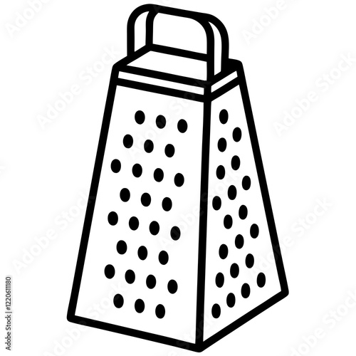 Clean Grater Outline Design