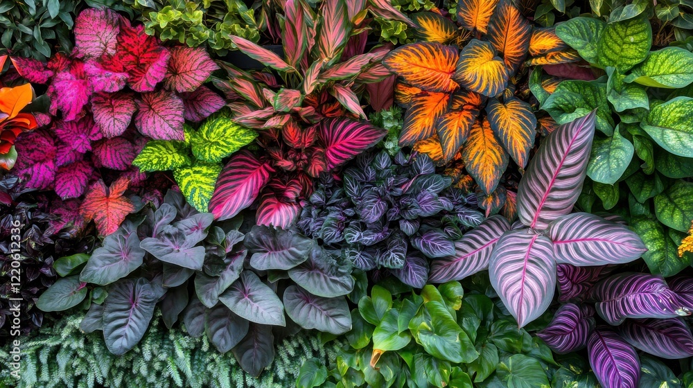 Obraz premium Vibrant Garden with Rich Textures in Natural Lighting