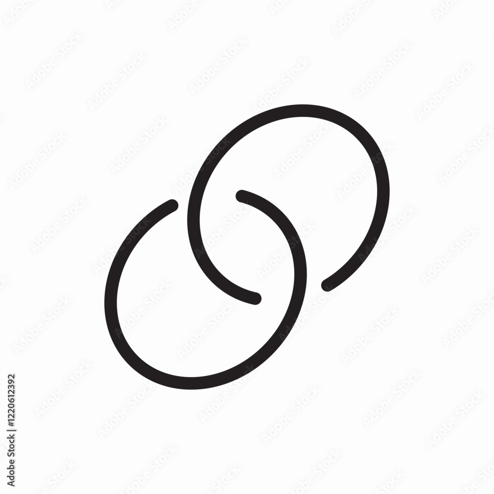 Link chain connection icon vector sign Link chain connection icon vector sign