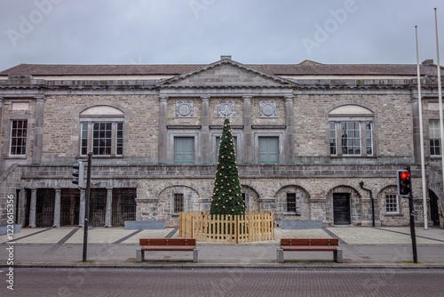 Canvas Print Kilkenny, Ireland - December 28 2024  Beautiful old town and castle in Ireland