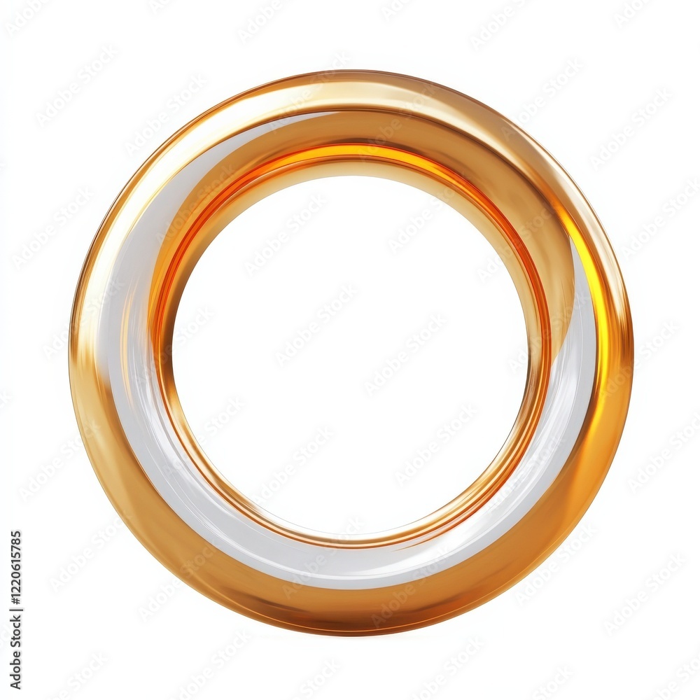 Artistic Circular Design Minimalist Style Digital Image Contemporary Environment Studio View Modern Aesthetics