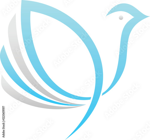 Bird Logo Vector Icon - Abstract Logo Icon Design Template 11