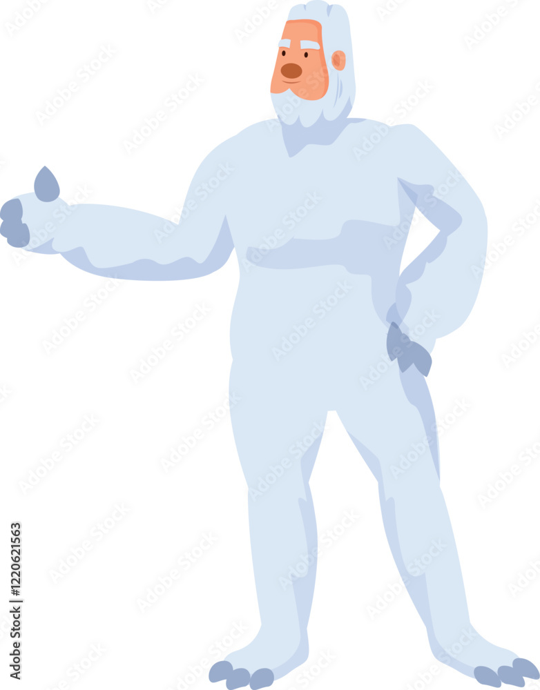 Friendly mythical creature gesturing approval with thumb up, showing positivity and acceptance Friendly mythical creature gesturing approval with thumb up, showing positivity and acceptance