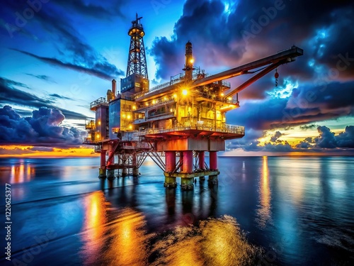 Nighttime Precision Drilling: IoT-Enabled Oil & Gas Extraction Optimization for Safety & Efficiency