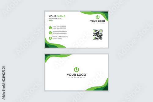 Business Card Design Template, Clean professional business card template, visiting card, business card.