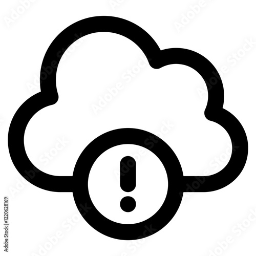 cloud alert icon