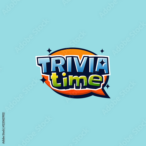 Quiz logo. Quiz time label with question mark. Quiz emblem for business, marketing and advertising. Vector illustration.