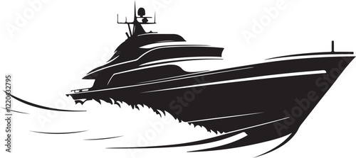 silhouette of a boat
