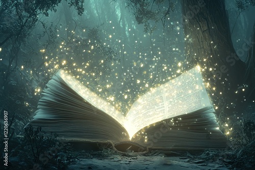 Enchanting Fantasy World Unveiled in Open Book