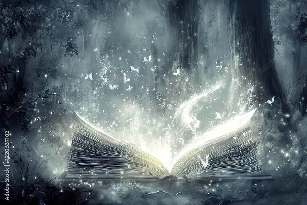 Enchanting Fantasy World Unveiled in Open Book Enchanting Fantasy World Unveiled in Open Book