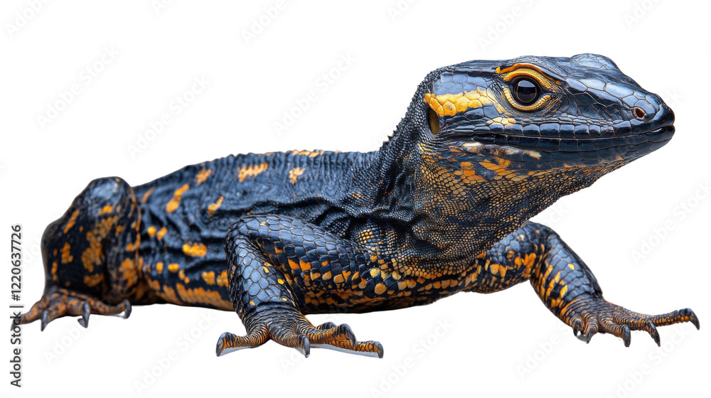 Obraz premium leopard gecko isolated on white background