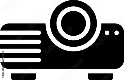 Video Projector Glyph Icon