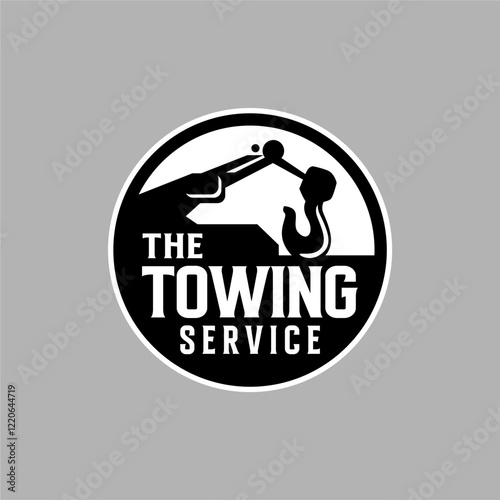 Tow Towing Truck Service Logo Template Vector