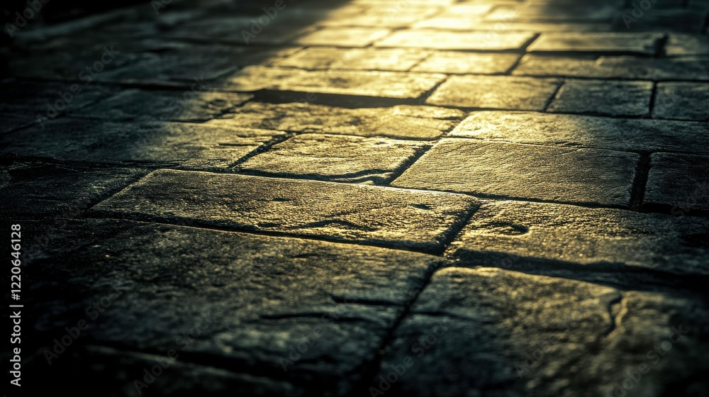 Obraz premium Textured Stone Surface with High Contrast Lighting