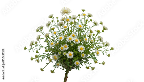 yarrow herb plant clipart on white and transparent backgrounds