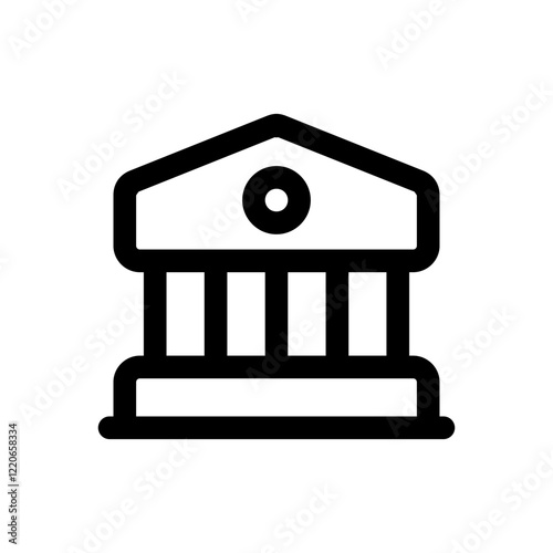 bank icon, atm building icon