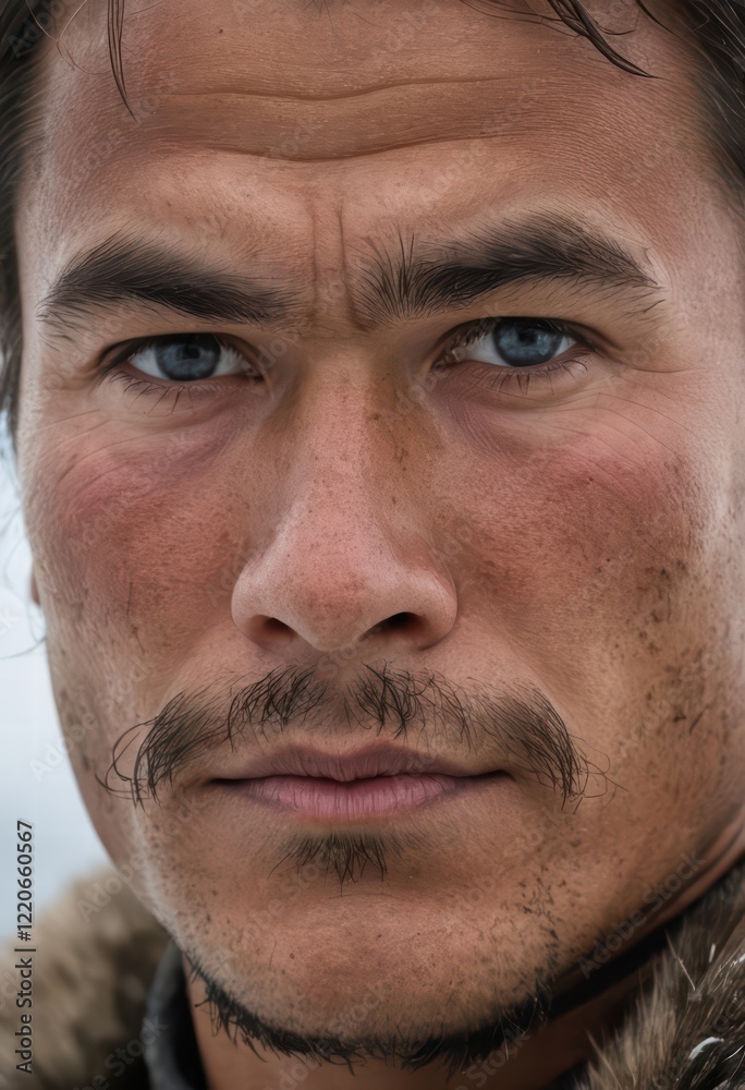 portrait of a man, close-up on face of a guy portrait of a man, close-up on face of a guy