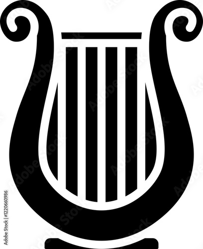 Lyre Glyph Icon