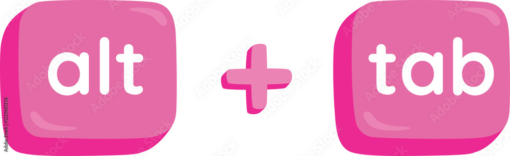 Obraz premium alt+tab