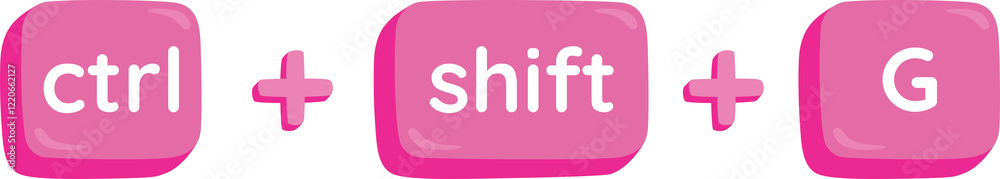 Obraz premium CTRL+Shift+G