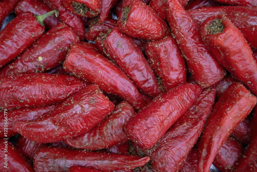 An Indian Homemade stuffed Red Chilli Pickle Also Known as Mirchi Ka Achar, bhara mircha or Laal Mirch Ka Achar. An Indian Homemade stuffed Red Chilli Pickle Also Known as Mirchi Ka Achar, bhara mircha or Laal Mirch Ka Achar.
