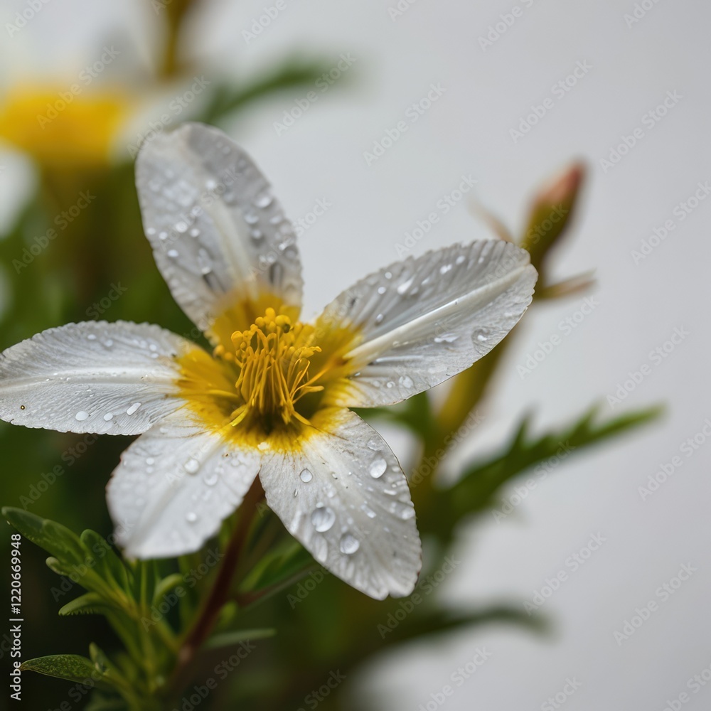 Obraz premium minimal flower design with subtle colors