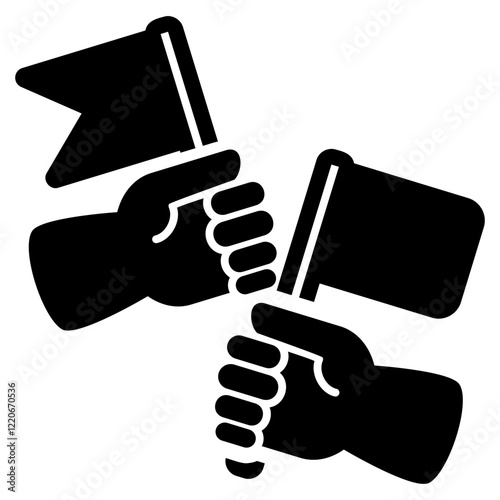 Separate power glyph icon