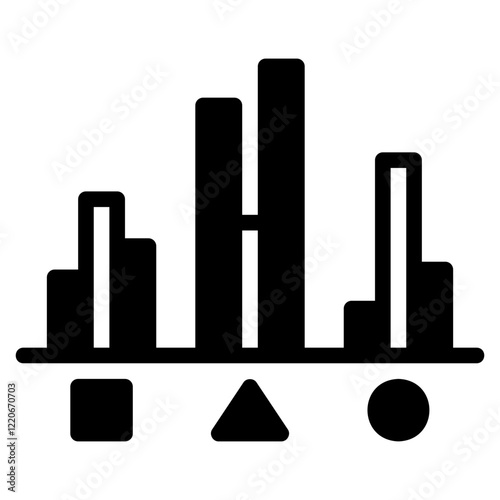 Exit poll glyph icon