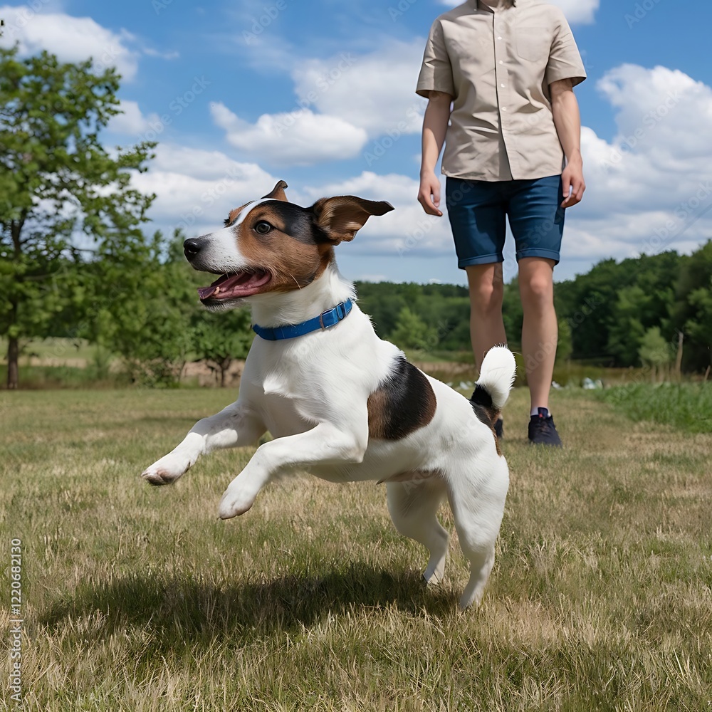 jack russell terrier playing with ball jack russell terrier playing with ball