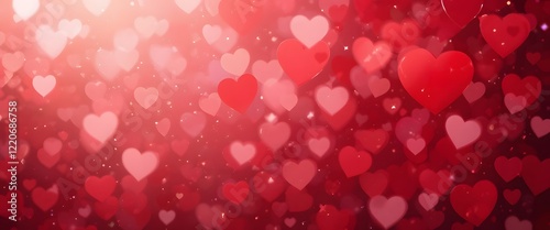 Red abstract valentines day image background.
