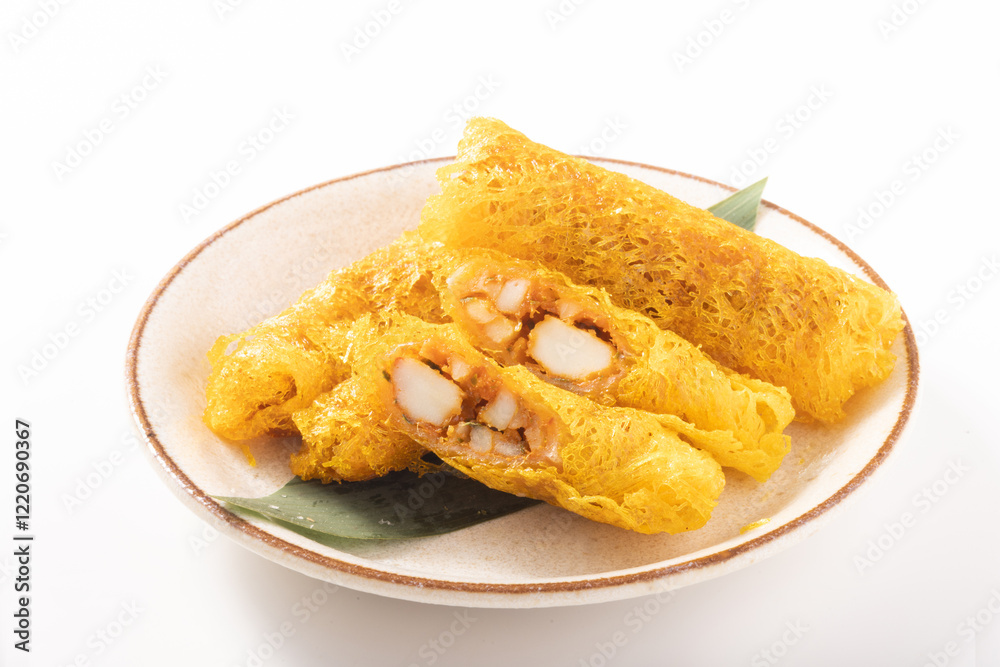 ライスペーパー春巻き(タイカレー) ライスペーパー春巻き(タイカレー)