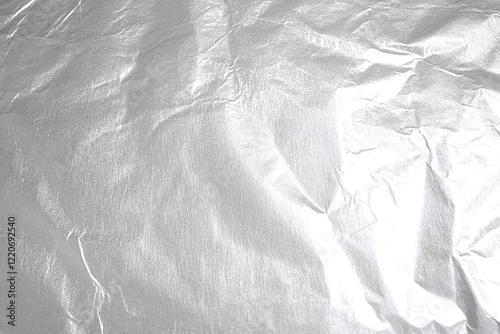 shiny silver leaf aluminum foil tinfoil texture abstract metallic monochrome background