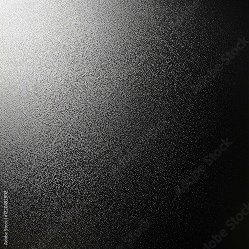 black grainy powder coating metal surface rough texture plain dark background photo