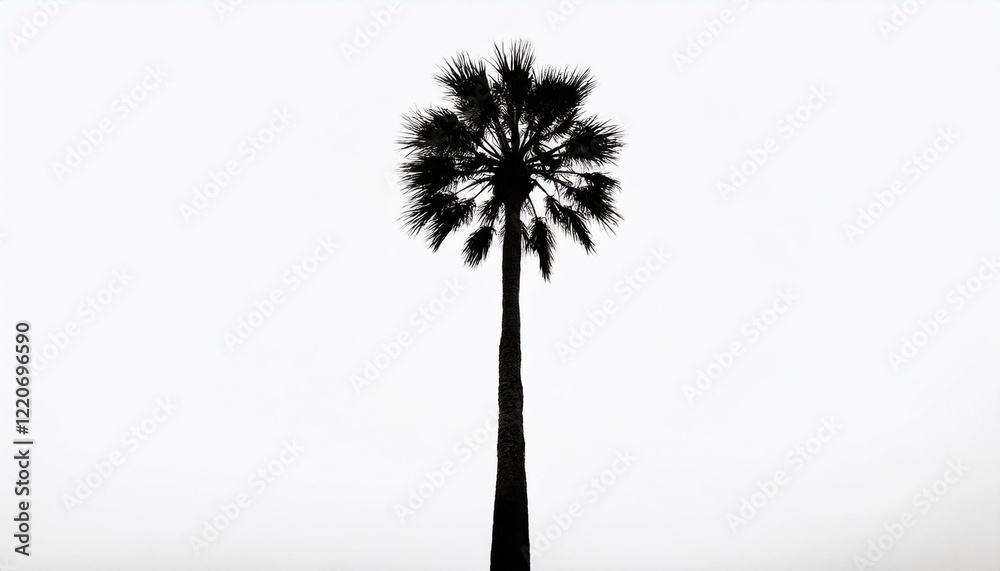 Fototapeta premium palm tree isolated on white