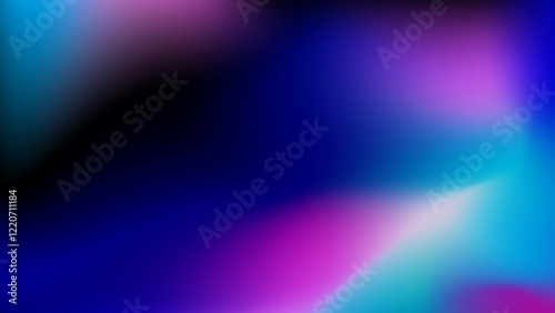 Abstract blue and pink shapes gradient mesh background design