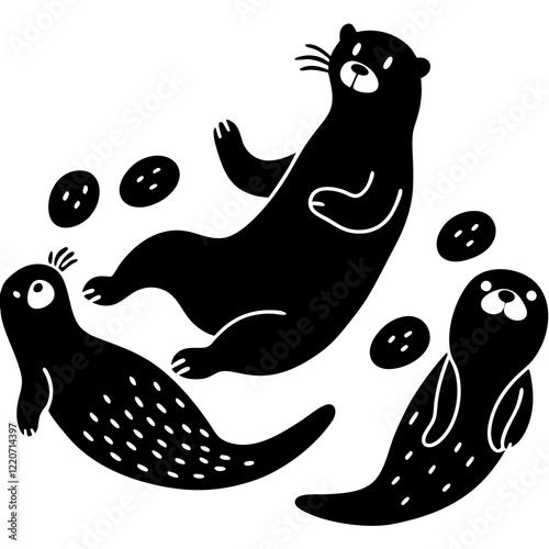 vector illustration of a whale