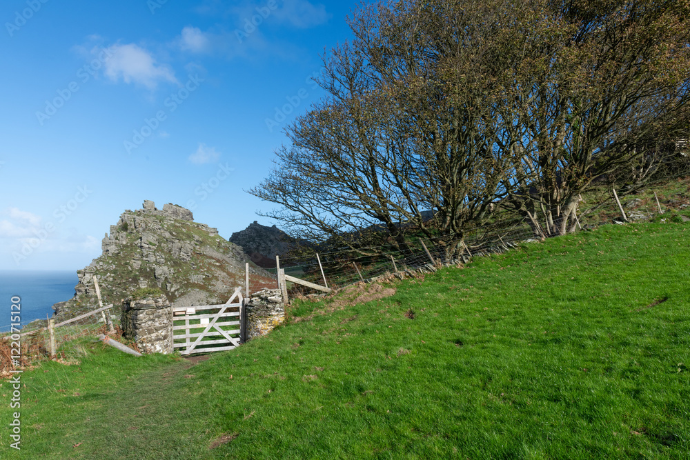 Landscape photo of the Valley Of The Rocks in Exmoor National Park Landscape photo of the Valley Of The Rocks in Exmoor National Park