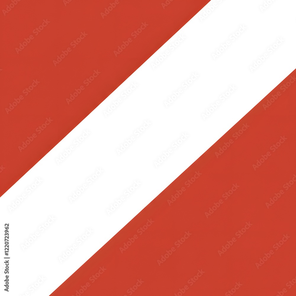 Naklejka premium A minimal two-tone design with a diagonal blank stripe across. Modern Graphic Design