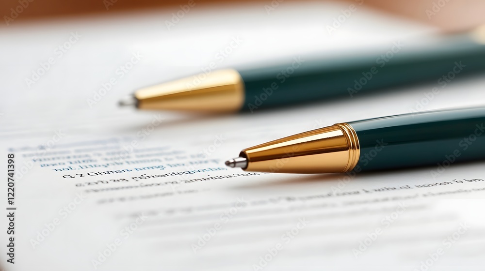 Business Agreement Documents Signed on Professional Workspace Desk Business Agreement Documents Signed on Professional Workspace Desk