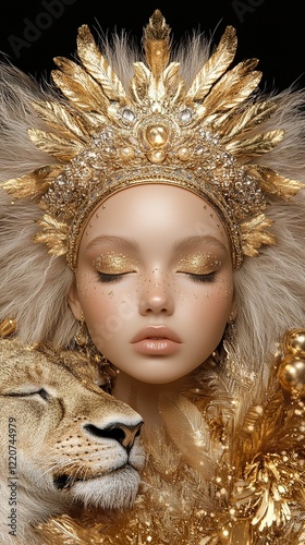 Golden Goddess: A serene yo...