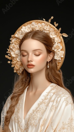 Golden Halo Beauty: Serene ...