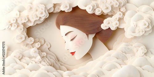 Serene Beauty in Clouds: A ...