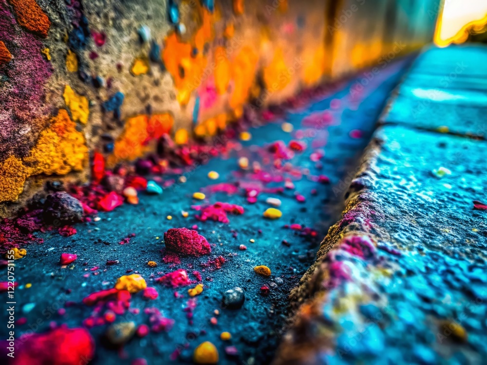 Obraz premium Gritty Urban Concrete Texture: Macro Photography of Modern City Backdrop