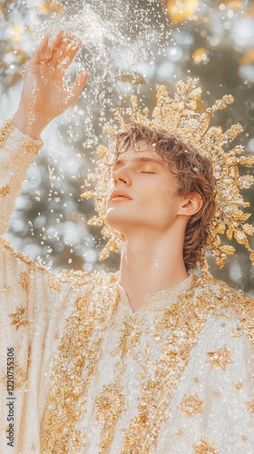 Golden Celestial Being: A y...