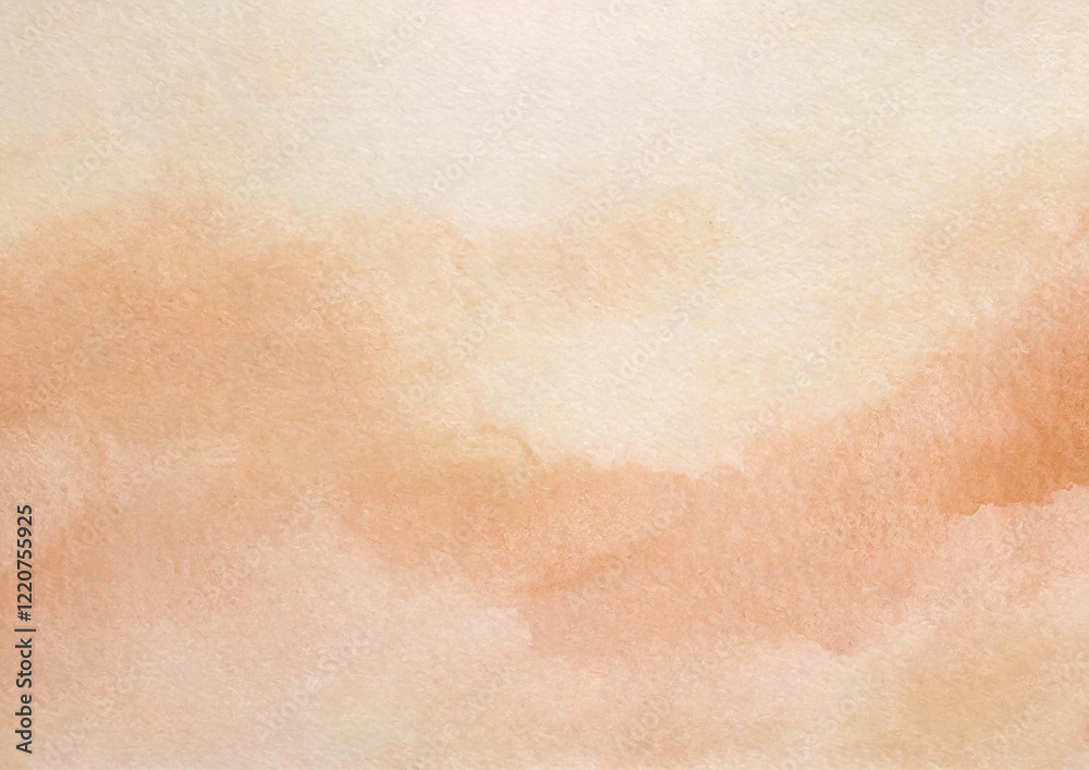 Fototapeta premium 茶色の水彩の背景素材