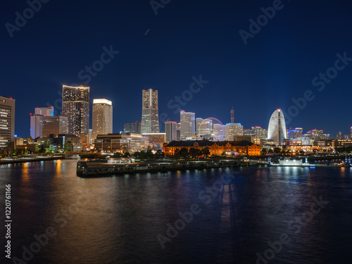 Yokohama city night view Japan