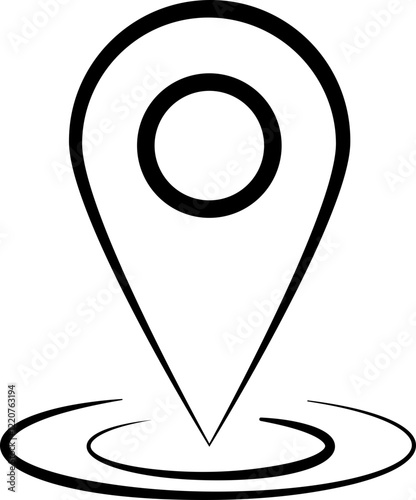 Ícones de Localização Modernos e Minimalistas – Conjunto Vetorial Versátil para Mapas e Navegação, Modern and Minimalist Location Icons – Versatile Vector Set for Maps and Navigation